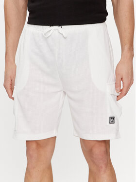 Brave Soul Brave Soul Sportovní kraťasy MSRT-516FALCO Bílá Slim Fit