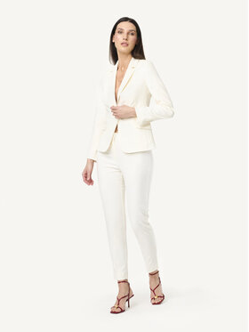 KMX KMX Spodnie materiałowe 808690009 Écru Fitted Fit