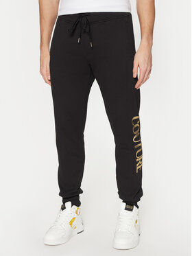 Versace Jeans Couture Versace Jeans Couture Долнище анцуг 78GAAT05 Черен Regular Fit