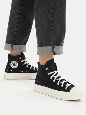 Converse Converse Teniși Chuck Taylor All Star Lift Platform Beads A17787C Negru