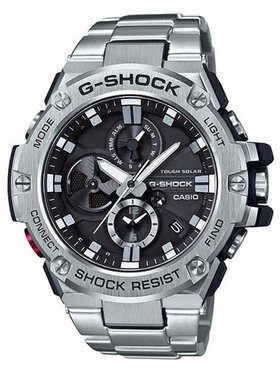 Casio Casio Zegarek GST-B100D-1AER Srebrny