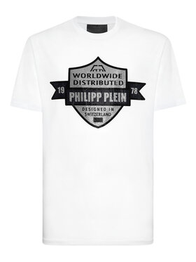 PHILIPP PLEIN PHILIPP PLEIN T-Shirt 22945 Bílá Regular Fit