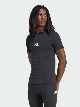 adidas adidas Koszulka techniczna 165074 Czarny Fitted Fit
