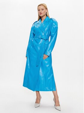 ROTATE ROTATE Trencis Pu Trench 1000442739 Zils Regular Fit