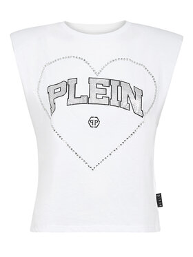 PHILIPP PLEIN PHILIPP PLEIN Tank top 18871 Biela Skin Tight Fit