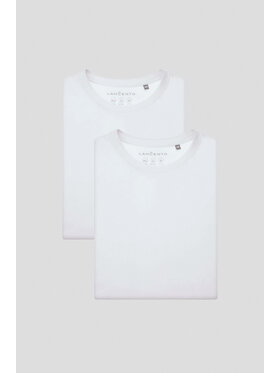 Lancerto Lancerto Komplet t-shirtów Kenneth ZESTAW0000241 Biały Regular Fit