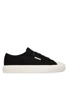 Calvin Klein Calvin Klein Plátenky Vulc Low Lace Up Canvas HW0HW02975 Čierna