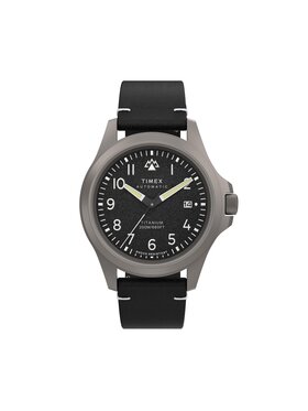 Timex Timex Hodinky Expedition North Titanium Automatic TW2V54000 Čierna