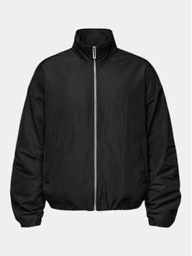 MADE BY SOCIETY MADE BY SOCIETY Kurtka anorak Jacheta Noir Élément - J16694 Czarny Basic Fit