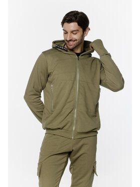 Pilawski Pilawski Bluza BLUZA KHAKI ROZPINANA MĘSKA Khaki Oversize