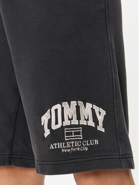 Tommy Jeans Športne Kratke Hlače Athletic Bball DM0DM18799 Črna Relaxed Fit