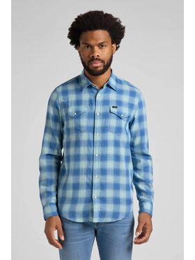 Lee Lee Camicia CLEAN REG WESTERN Blu Regular Fit