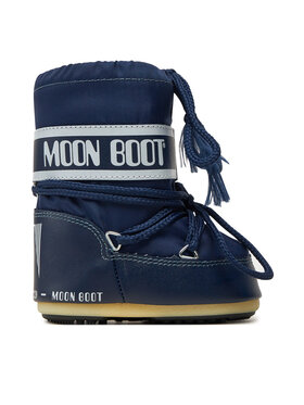 Moon Boot Kids Little Girl & Girls Navy cheapest Nylon Boots 31 - 34 EU (4-7 Child US)