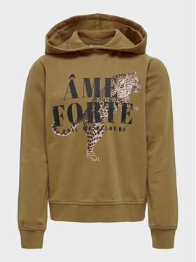 Kids ONLY Kids ONLY Μπλούζα Lucinda 15271392 Καφέ Regular Fit