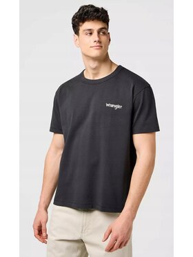 Wrangler Wrangler T-Shirt Casey Jones Graphic Tee Czarny Relaxed Fit