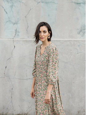 Fransa Fransa Rochie de vară 20611904 Colorat Relaxed Fit