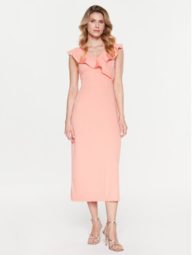 Silvian Heach Silvian Heach Vsakodnevna obleka GPP23299VE Oranžna Regular Fit