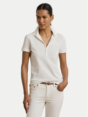 LAUREN RALPH LAUREN LAUREN RALPH LAUREN Polokošile 200966128001 Bílá Slim Fit