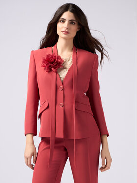 Oltre Oltre Giacca outdoor Q761R104519N006 Rosso Slim Fit