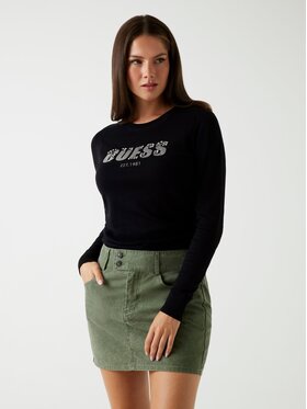 Guess Guess Пуловер 178749 Черен Classic Fit