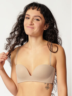 Skiny Skiny Biustonosz z fiszbiną 81394 Beżowy