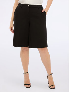 Fiorella Rubino Fiorella Rubino Szorty materiałowe P607L002188N033 Czarny Regular Fit