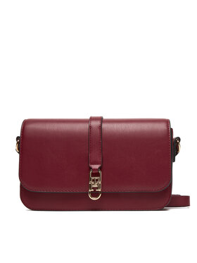 Tommy Hilfiger Tommy Hilfiger Borsetta Th Libre Flap Crossover AW0AW17723 Bordeaux
