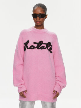 ROTATE ROTATE Pulover Knit Oversize Logo Jumper 1120922215 Roz Oversize