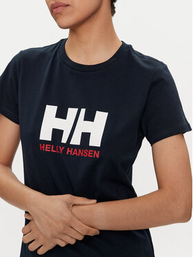 Helly Hansen Majica W Hh Logo T-Shirt 2.0 34465 Mornarsko Modra Regular Fit