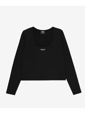 PROSTO. PROSTO. Longsleeve Scarlett Czarny Regular Fit