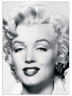 Artopweb Artopweb Dekoracja ścienna Marilyn Portrait  Kolorowy