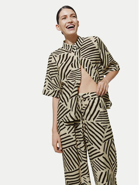 Vila Vila Hemd Sasja 14102850 Beige Loose Fit