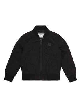 PHILIPP PLEIN PHILIPP PLEIN Kožená bunda 19721 Čierna Comfort Fit