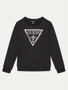 Guess Guess Mikina J74Q10 KAUG0 Černá Regular Fit