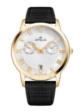 Appella Appella Zegarek L70007.1233QF Czarny