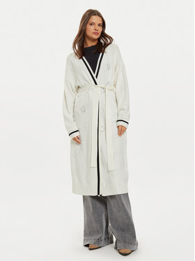 Liu Jo Sport Liu Jo Sport Strickjacke TF4216 MS55L Weiß Regular Fit
