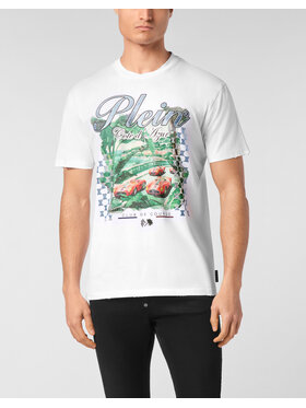 PHILIPP PLEIN PHILIPP PLEIN T-Shirt 24941 Biały Regular Fit