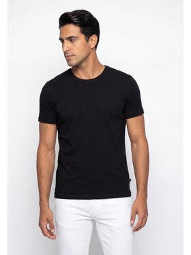 Pako Lorente Pako Lorente T-Shirt P0B2B-TT-001 Czarny Regular Fit