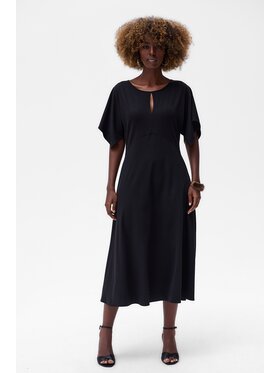 blue shadow blue shadow Sukienka Thalia Czarny Regular Fit