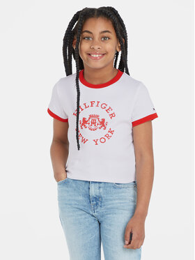 Tommy Hilfiger Tommy Hilfiger Футболка KG0KG07645 Білий Regular Fit