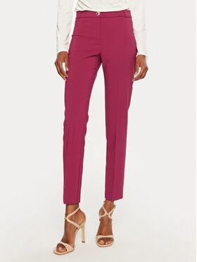 Rinascimento Rinascimento Pantaloni din material CFC0119993003 Roz Slim Fit