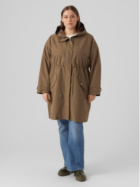 Vero Moda Curve Vero Moda Curve Demisezoninis paltas 10287156 Ruda Regular Fit