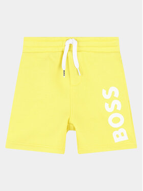 BOSS Boss Спортни шорти J50580 S Жълт Regular Fit