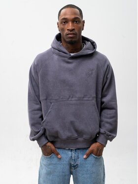 Jigga Wear Jigga Wear Bluza Szeroka luźna acid wash 131782 Szary Oversize