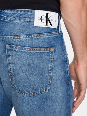 Calvin Klein Jeans Jeans Kratke Hlače J30J322791 Modra Regular Fit