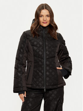 Guess Guess Skijacke W4PL3N WH0K0 Schwarz Regular Fit