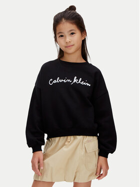 Calvin Klein Jeans Calvin Klein Jeans Mikina LVCKSJB25G Čierna Relaxed Fit