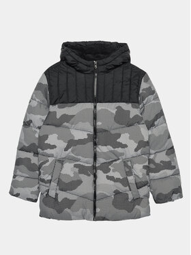 United Colors Of Benetton United Colors Of Benetton Pūkinė striukė 2DFVCN02M Pilka Oversize
