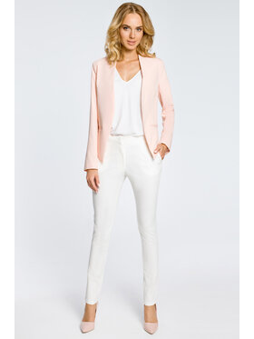 Made of Emotion Made of Emotion Marynarka M031 Różowy Casual Fit