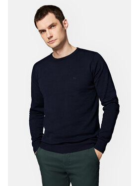 Lancerto Lancerto Sweter Tony SW073223000070 Granatowy Regular Fit